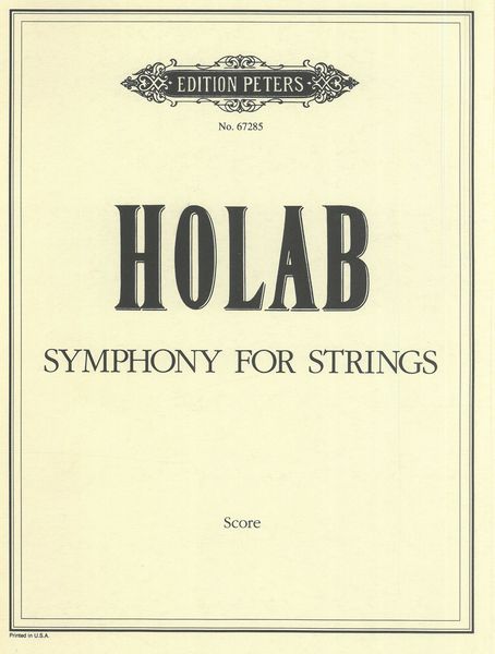 Symphony For Strings.