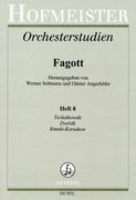 Orchesterstudien Für Fagott, Heft 8 : Tschaikowski / Dvorak / Rimski-Korsakow.