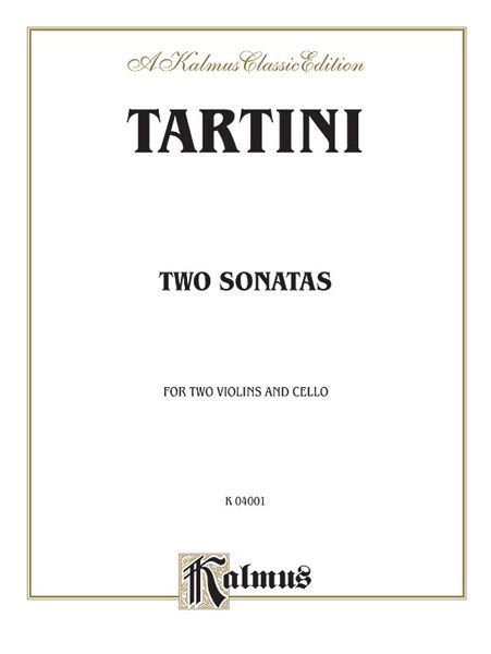 Two Sonatas : For Two Violins and Cello.