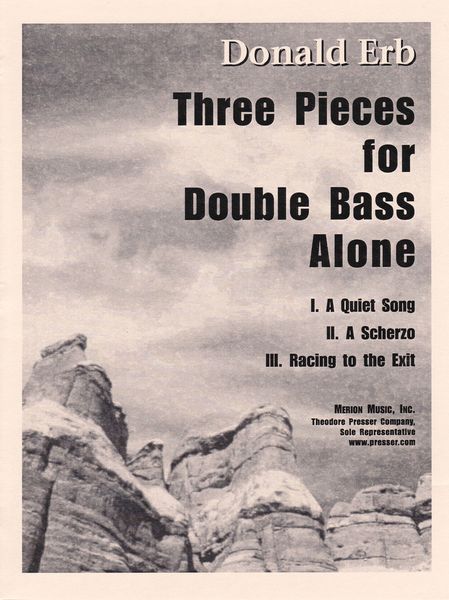 Three Pieces : For Double Bass Alone.