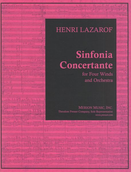 Sinfonia Concertante : For Four Winds & Orchestra.