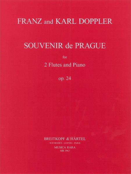 Souvenir De Prague, Op. 24 : For Two Flutes And Piano.