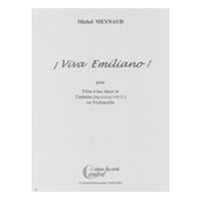 Viva Emiliano! : Pour Flûte à Bec Ténor Et Timbales Ou Violoncelle.