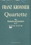 Quartet No. 1 In Bb Major, Op. 21 : For Clarinet and String Trio.