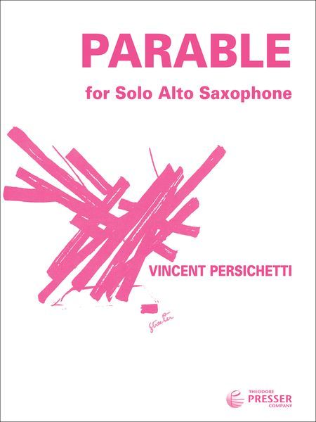 Parable XI, Op. 123 : For Alto Saxophone.