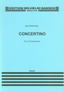 Concertino : For 12 Instruments - Arrangement of The Original Work For String Quartet (1920).