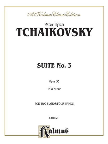 Suite No. 3, Op. 55 In G Major : For 1 Pianos Two Hands.