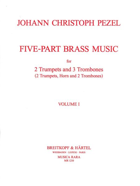 Five Part Brass Music Complete, Vol. 1 : Nos. 1-25.