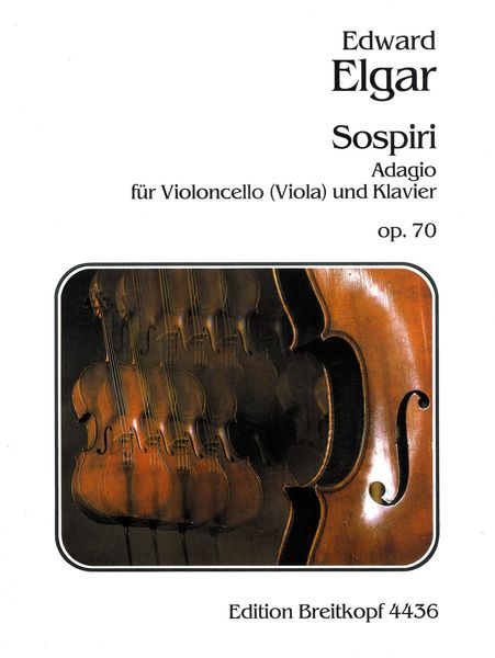 Sospiri In D Minor Op. 70 : arranged For Cello (Viola) and Piano by Julius Klengel.