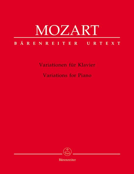 Variations For Piano / edited by Kurt von Fischer.