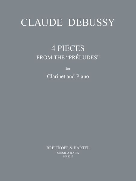 Four Pieces : For Clarinet and Piano.