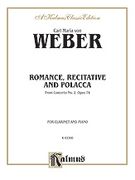 Romance, Recitative and Polacca, From Concerto No. 2, Op. 74 : For Clarinet & Piano.
