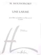 Une Larme : For Flute Or Oboe, Or Flute and Piano / transcribed by J. F. Gonzales.