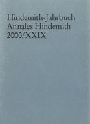 Hindemith - Jahrbuch, 2000/XXIX / Herausgeber Paul-Hindemith-Institut, Frankfurt/Main.