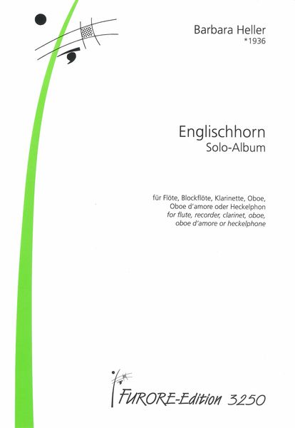 Englischhorn Solo-Album : For Flute Or Recorder Or Clarinet Or Oboe d'Amore Or Heckelphone.