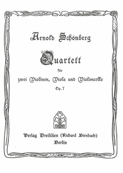 Quartett, Op. 7 : Für Zwei Violinen, Viola und Violoncello.