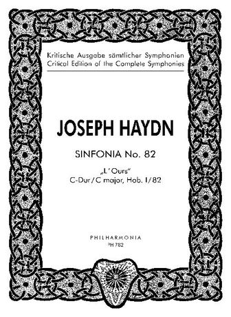 Symphony No. 82 In C Major (The Bear) / ed. by H. C. Robbins Landon.