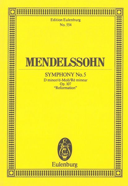 Symphony No. 5 In D Minor, Op. 107 (Reformation).