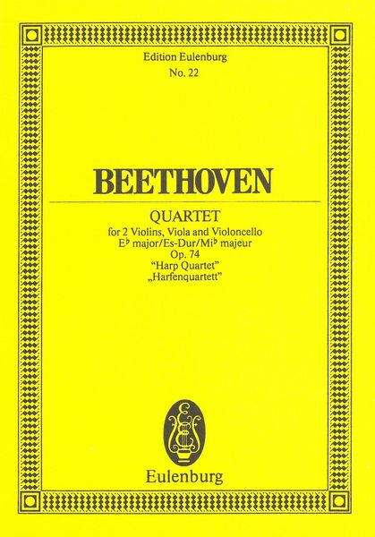 String Quartet In E Flat Major, Op. 74 (Harp Quartet).