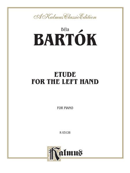 Etude For The Left Hand : For Piano.