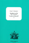 Parthia In Eb With 2 Solo Horns : For 2 Oboes, 2 Clarinets, 2 Horns, 2 Bassoons and Doublebass.