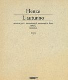 Autunno (1977) : For Woodwind Quintet.