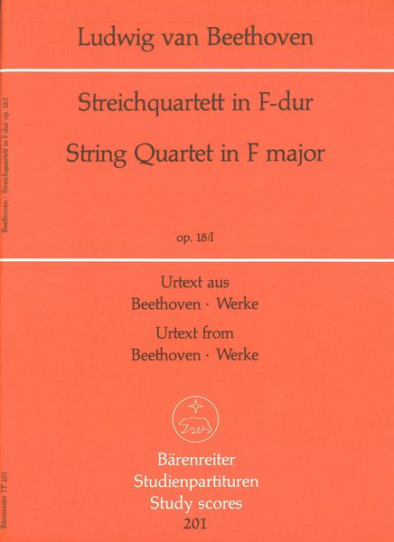 Streichquartett, Op. 18 No. 1.