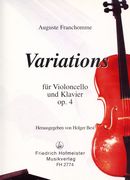 Variations In G, Op. 4 : For Violoncello and Piano / edited by Holger Best.