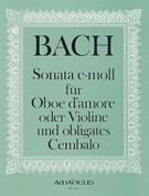 Sonata IV (Nach der Orgeltriosonate BWV 528) : Für Violin und Cembalo.