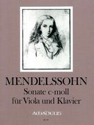 Sonate In C-Moll : Für Viola und Klavier.