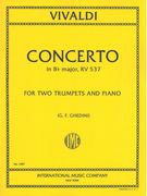 Concerto In C Major, RV 537 : For Two Trumpets / Transposed To Bb By Ghedini.