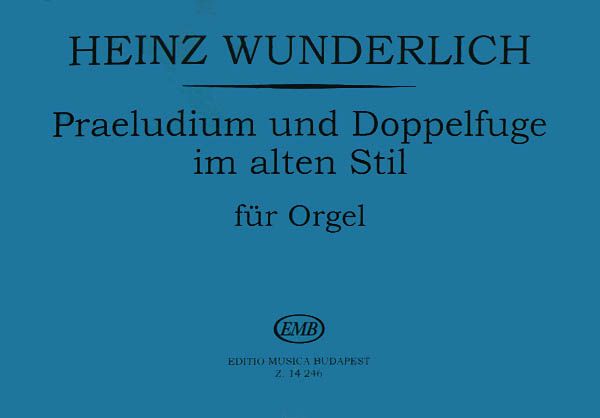 Praeludium und Doppelfuge In Alten Stil : For Organ.