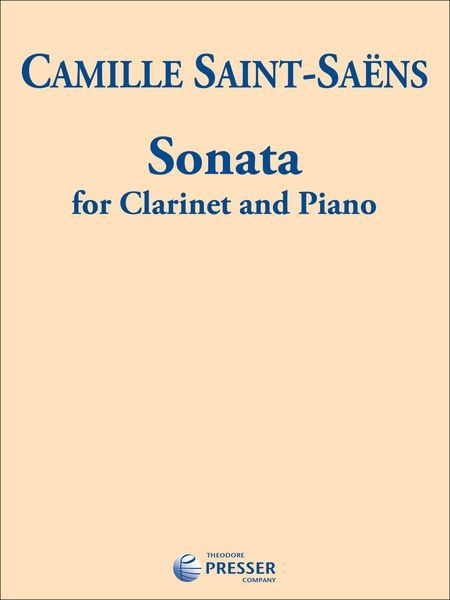 Sonata, Op. 167 : For Clarinet and Piano.