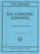 Six Canonic Sonatas : For 2 String Basses.