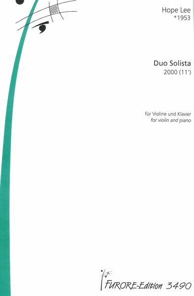 Duo Solista : For Violin and Piano (2000).
