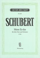 Mass In E Flat Major, D. 950 : Piano reduction, ed. by J. Spengel.