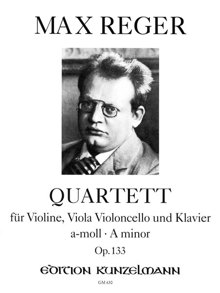 Piano Quartet In A Minor, Op. 133 : For Violin, Viola, Cello and Piano.