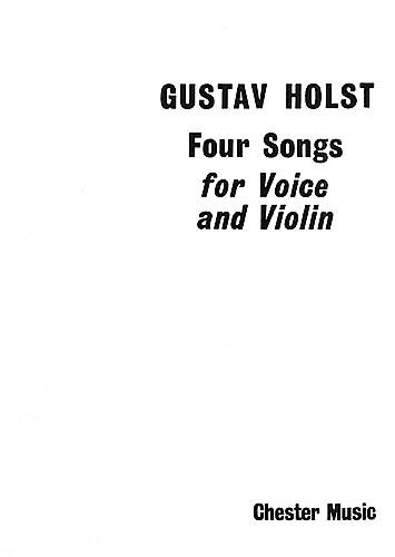 Four Songs, Op. 35 : For Voice And Violin.