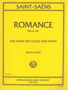 Romance, Op. 36 : For Horn (Or Violoncello) and Piano.