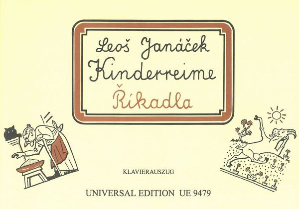 Kinderreine Rikadla (Children's Rhymes) : For Solo Voice Or 6-9 Voices, Piano and Viola.