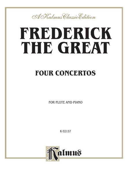 Four Concertos : For Flute, Strings and Continuo - Piano reduction.