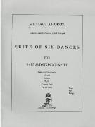 Suite Of Six Dances : For Harp and String Quartet.
