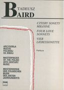 Four Love Sonnets : For Baritone & Orchestra (1969).