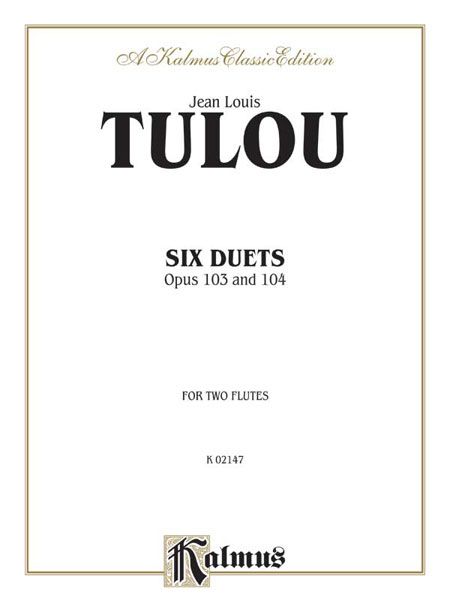 Six Duets, Op. 103 and 104 : For Two Flutes.