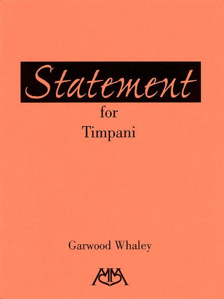 Statement : For Timpani.