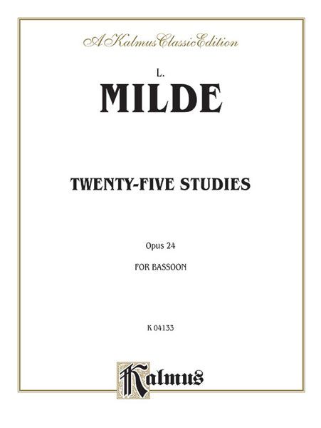 Twenty Five Studies, Op. 24 : For Bassoon.