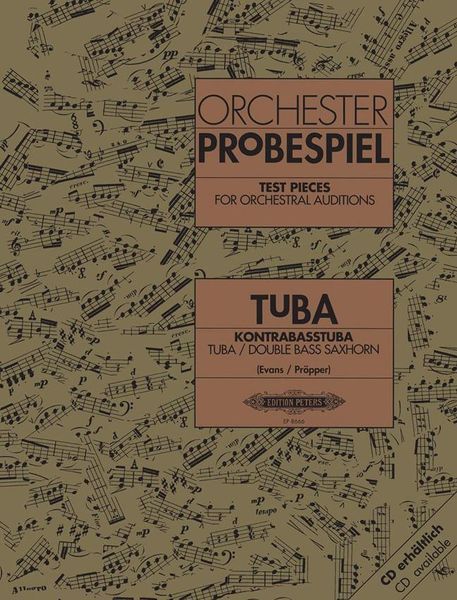 Test Pieces For Orchestral Auditions : For Tuba.