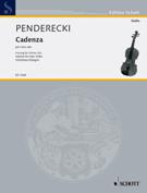 Cadenza : Version For Violin Solo / arranged by Christiane Edinger.