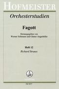 Orchesterstudien Für Fagott, Heft 12 : Richard Strauss.