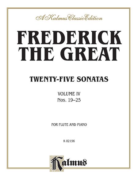 Twenty Five Sonatas, Vol. 4, Nos. 19-25 : For Flute and Piano.